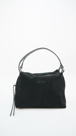 Сумка замша натуральная кросс-боди маленькая черная ARTiS Bags 1669 201-4620 1669 201-4620 фото
