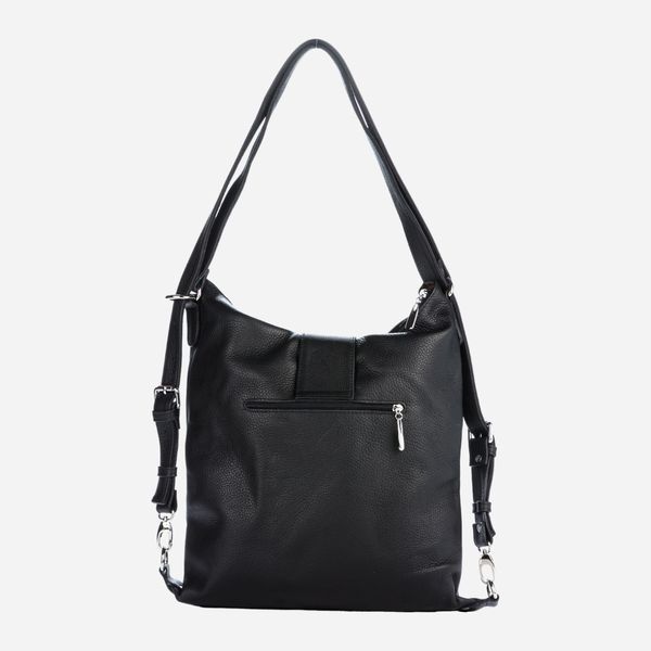 Сумка хобо женская из натуральной кожи средняя ARTiS Bags 722 703 Черная (6501014325) 722 703 фото