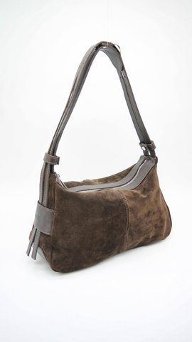 Сумка багет замшевая средняя коричневая ARTiS Bags 1820202-4619 1820202-4619 фото