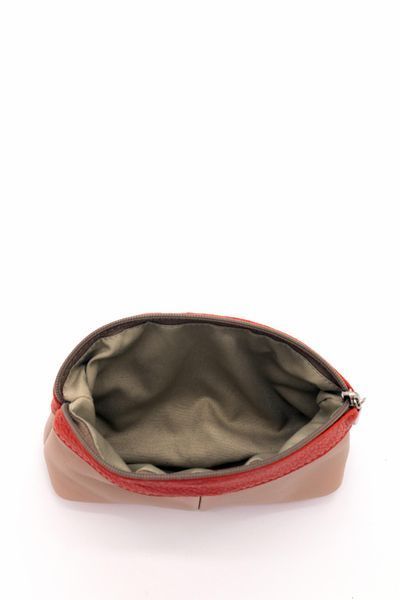 Косметичка жіноча з натуральної шкіри ARTiS Bags 1234 315-316 помаранчева на блискавці 1234 315-316 фото