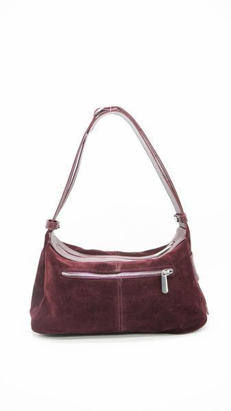 Сумка багет замшева шкіряна середня бордова ARTiS Bags 1820206-4925 1820206-4925 фото