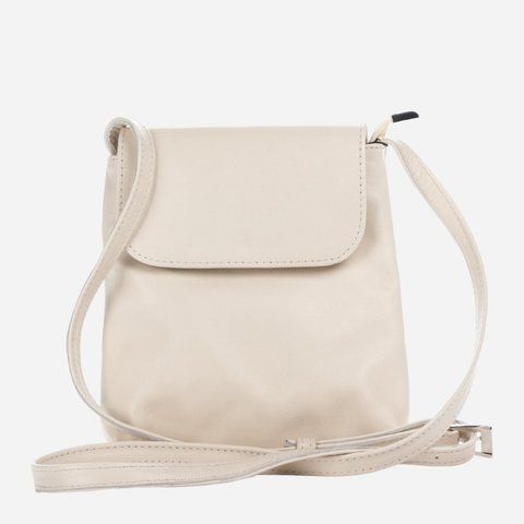 Сумка планшет через плече жіноча з натуральної шкіри маленька ARTiS Bags 406 5112 Бежевая (6501014215) 406 5112 фото