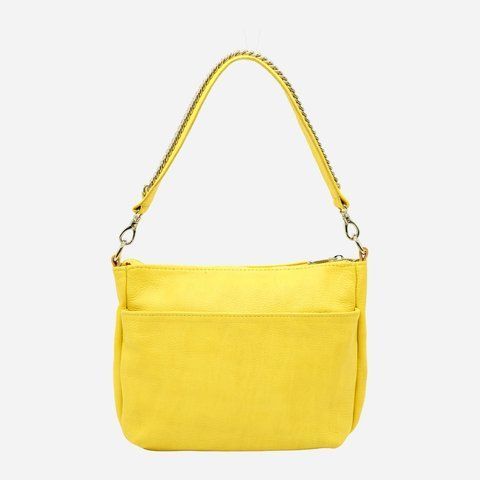 Сумка крос-боді через плече жіноча з натуральної шкіри середня ARTiS Bags 1761 5718 Желтая (6501014043) 1761 5718 фото