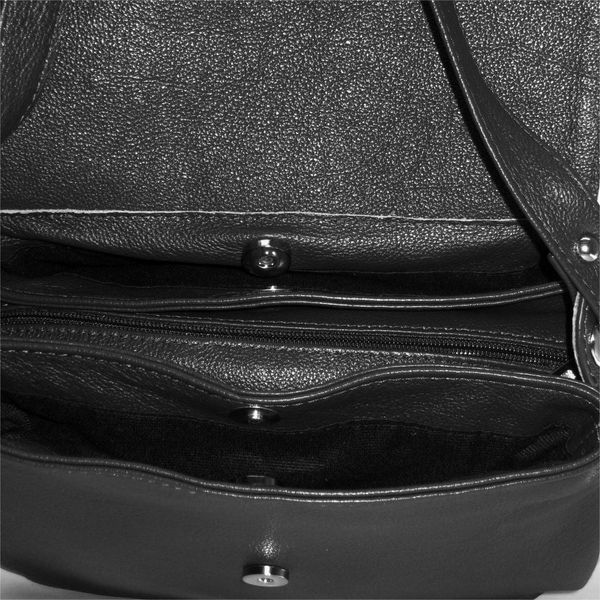 Сумка планшет через плече жіноча з натуральної шкіри середня ARTiS Bags 955 4620 Чорна (6501013728) 955 4620 фото