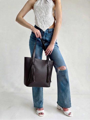 Сумка женская из натуральной кожи большая для документов ARTiS Bags 1701 9288 коричневая 1701 9288 фото