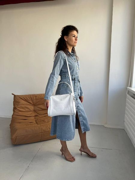 Сумка шкіряна з короткими ручками ARTiS Bags 1712 4813-5113 біла 1712 4813-5113 фото
