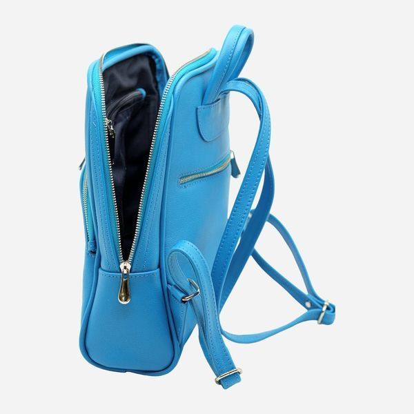 Рюкзак женский с натуральной кожи вмещает формат А4 ARTiS Bags 1741 7304 Голубой (6501013934) 1741 7304 фото