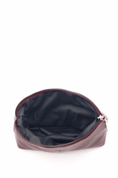 Косметичка жіноча з натуральної шкіри ARTiS Bags 1234 4629 бордова на блискавці 1234 4629 фото