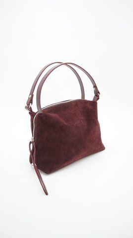 Сумка кросс-боди замшевая натуральная маленькая бордовая ARTiS Bags 1669 206-4925 1669 206-4925 фото