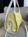 Сумка кожаная с короткими ручками ARTiS Bags 1712 4817-5113 желто-белая 1712 4817-5113 фото 5