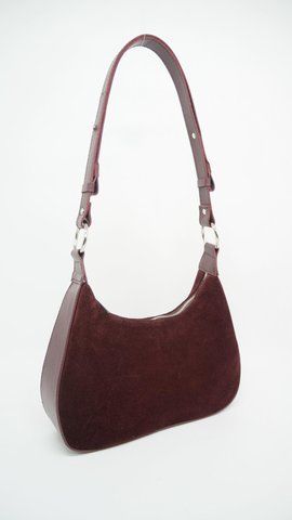 Сумка багет женская с натуральной замши ARTiS Bags 1774 4625-206 Бордовая 1774 4625-206 фото