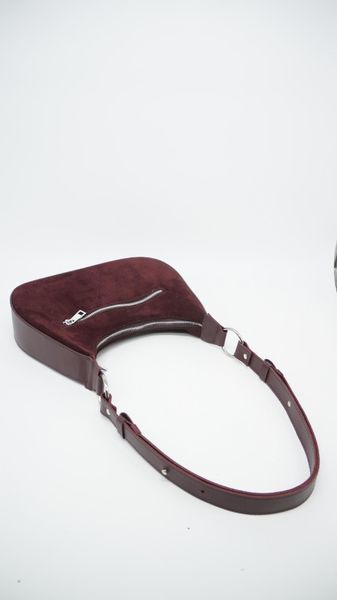 Сумка багет женская с натуральной замши ARTiS Bags 1774 4625-206 Бордовая 1774 4625-206 фото