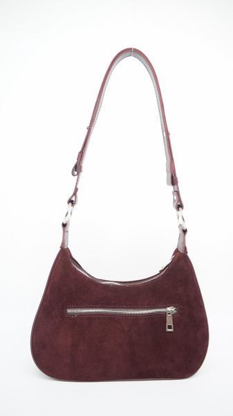 Сумка багет женская с натуральной замши ARTiS Bags 1774 4625-206 Бордовая 1774 4625-206 фото