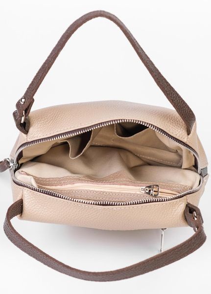 Жіноча сумка крос-боді шкіряна темно-бежева ARTiS Bags 1658 140-9288 1658 140-9288 фото