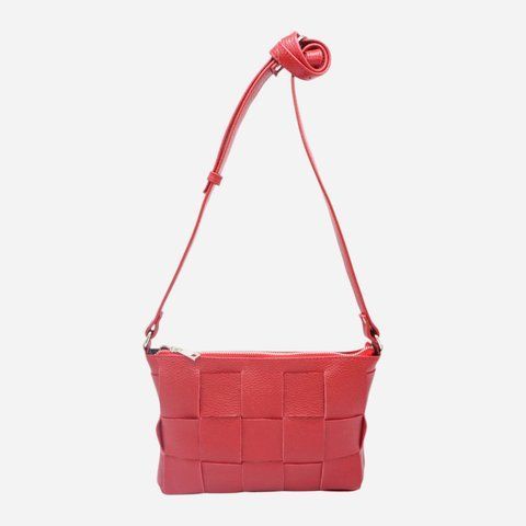 Сумка крос-боді через плече жіноча з натуральної шкіри середня ARTiS Bags 1764 9322 Красная (6501098317) 1764 9322 фото
