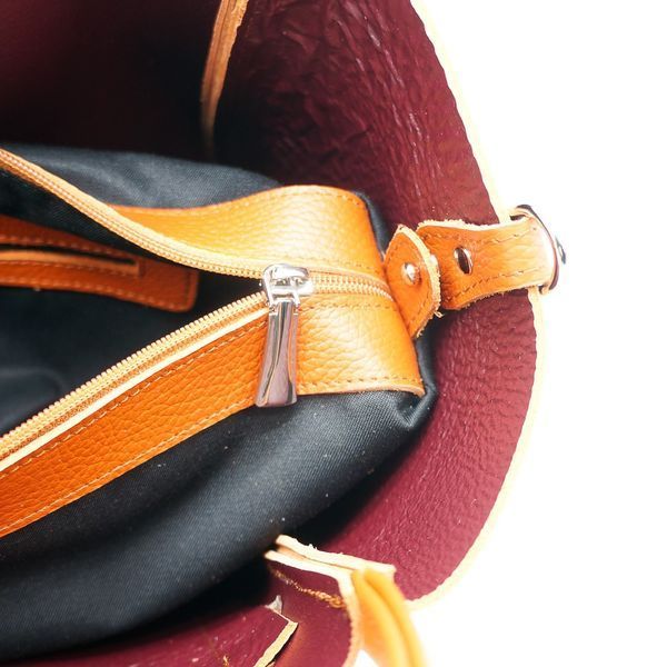 Сумка шоппер женская из натуральной кожи ARTiS Bags 1791 7301 Оранжевая (6501014147) 1791 7301 фото