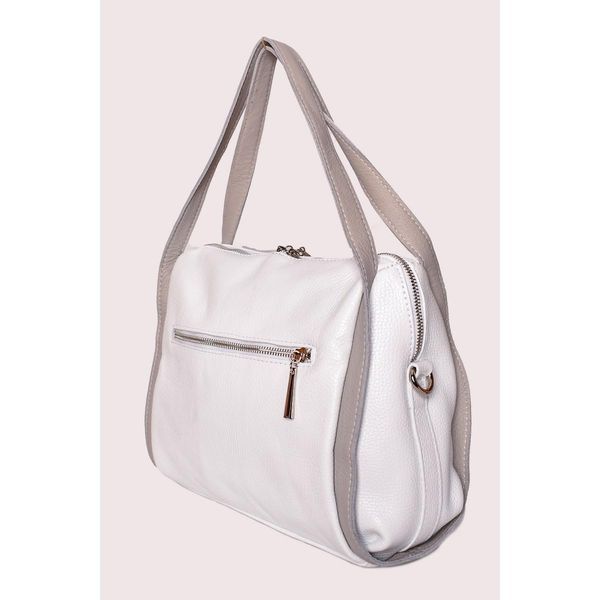 Сумка кожаная с короткими ручками ARTiS Bags 1712 9181-4825 белая 1712 9181-4825 фото