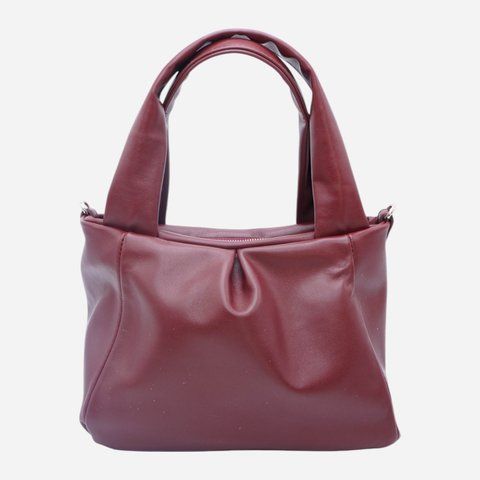 Сумка кросс-боди через плечо женская с натуральной кожи средняя ARTiS Bags 1715 4925 Бордовая (6501098305) 1715 4925 фото