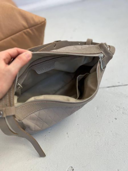 Сумка багет натуральна шкіра середня бежева ARTiS Bags 1820 4822-4222 1820 4822-4222 фото