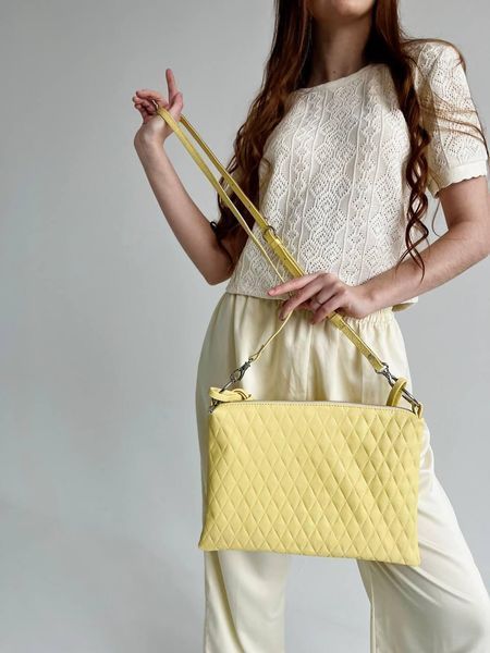 Сумка стильна молодіжна натуральна шкіра ARTiS Bags 1821 4827 вершкове масло 1821 4827 фото