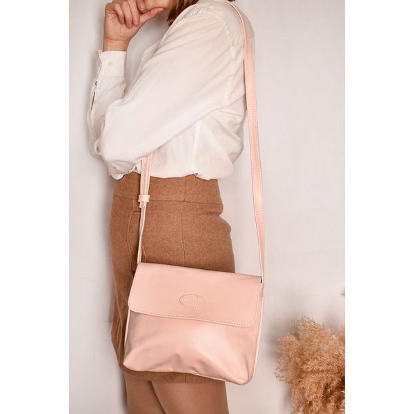 Сумка женская из натуральной кожи маленькая ARTiS Bags 916 150 Пудровая (6501014339) 916 150 фото