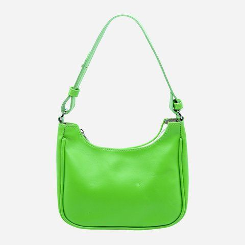 Сумка багет седло женская из натуральной кожи средняя ARTiS Bags 1771 7303 Салатовая (6501014100) 1771 7303 фото