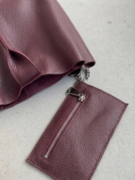 Сумка шоппер жіноча з натуральної шкіри містить формат А-4 ARTiS Bags 970 5631 бордова 970 5631 фото