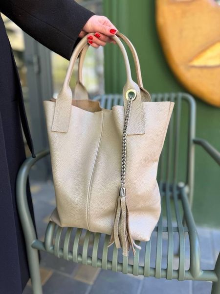 Сумка шоппер жіноча з натуральної шкіри містить формат А-4 ARTiS Bags 970 9183 бежева 970 9183 фото