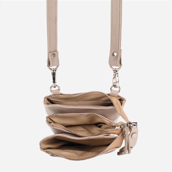 Сумка планшет через плечо женская из натуральной кожи маленькая ARTiS Bags 2028 5715 Бежевая (6501014171) 2028 5715 фото