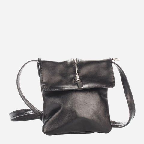 Сумка планшет через плечо женская из натуральной кожи средняя ARTiS Bags 969 4620 Черная (6501013723) 969 4620 фото