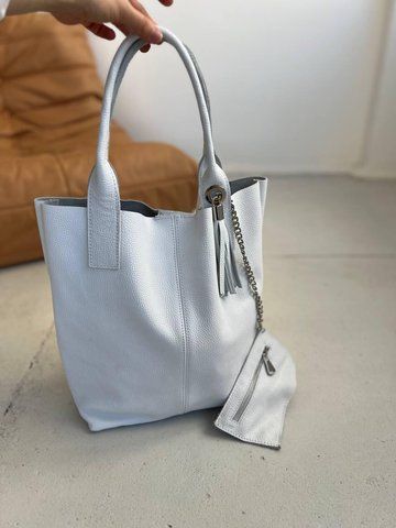 Сумка шоппер жіноча з натуральної шкіри ARTiS Bags 1532 5113 біла 1532 5113 фото
