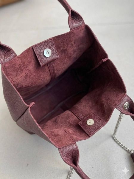 Сумка шоппер жіноча з натуральної шкіри ARTiS Bags 1532 5631 бордова 1532 5631 фото