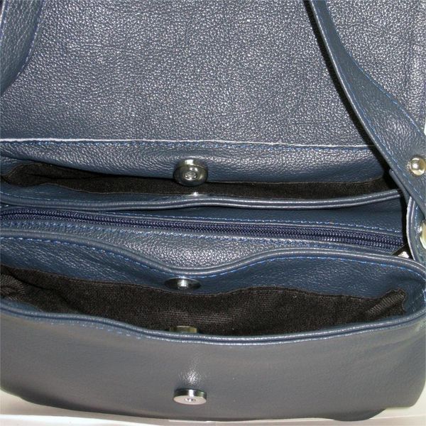 Сумка планшет через плече жіноча з натуральної шкіри середня ARTiS Bags 955 9343 Синяя (6501014371) 955 9343 фото