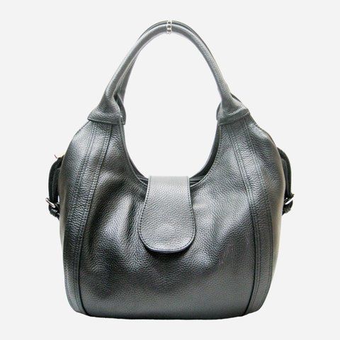 Сумка хобо жіноча з натуральної шкіри середня ARTiS Bags 265 9242 Черная (6501014206) 265 9242 фото