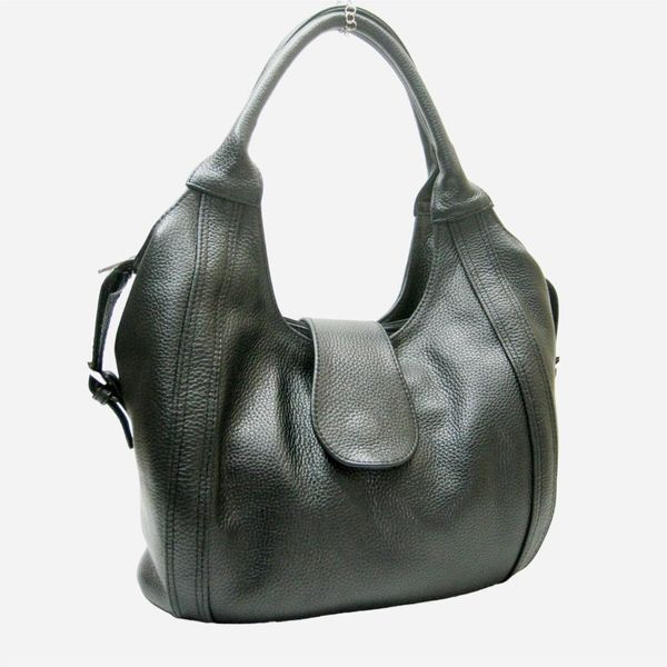 Сумка хобо жіноча з натуральної шкіри середня ARTiS Bags 265 9242 Черная (6501014206) 265 9242 фото