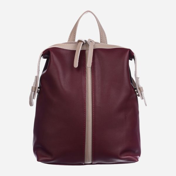 Жіночий рюкзак з натуральної шкіри 6л вміщує формат А4 ARTiS Bags 1590 4925/140 Бордовий (6501013531) 1590 4925 фото