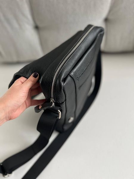 Сумка планшет через плече із натуральної шкіри середня ARTiS Bags 2043 703 Чорна 2043 703 фото