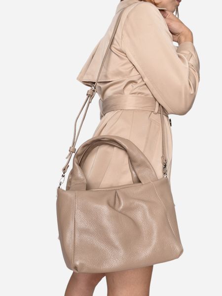 Сумка женская из натуральной кожи средняя ARTiS Bags 1715 140 Бежевая (6501013787) 1715 140 фото