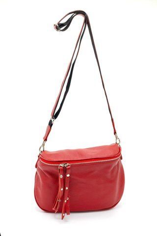 Сумка бананка жіноча шкіряна середня червона ARTiS Bags 1752 9322 1752 9322 фото