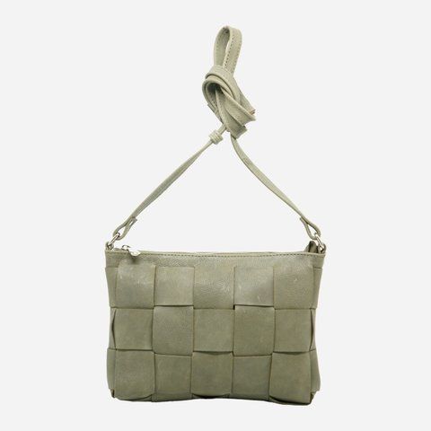 Сумка крос-боді через плече жіноча з натуральної шкіри середня ARTiS Bags 1764 7082 Хаки (6501014061) 1764 7082 фото