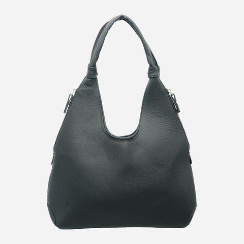 Сумка хобо жіноча з натуральної шкіри велика ARTiS Bags 586 703 Черная (6501013699) 586 703 фото