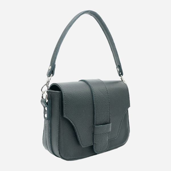 Сумка багет седло женская из натуральной кожи маленькая ARTiS Bags 1790 703 Черная (6501014192) 1790 703 фото