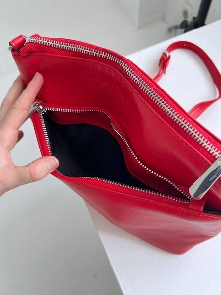 Сумка крос-боді через плече жіноча з натуральної шкіри середня ARTiS Bags 1777 4834_Червона 1777 4834 фото