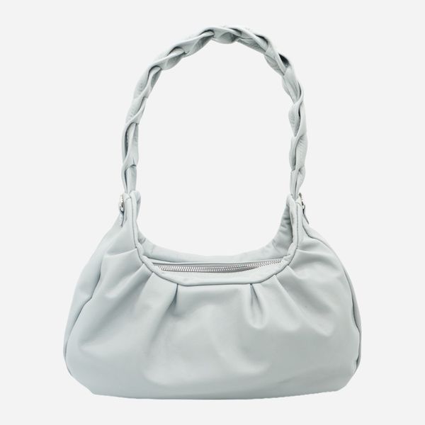 Сумка багет седло женская из натуральной кожи средняя ARTiS Bags 1784 4617 Серая (6501014132) 1784 4617 фото