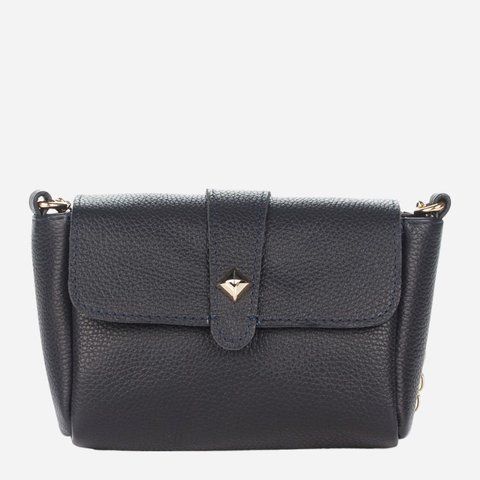 Сумка багет седло женская из натуральной кожи маленькая ARTiS Bags 1602 9343 Синяя (6501013547) 1602  9343 фото