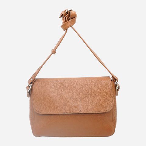 Сумка кросс-боди через плечо женская из натуральной кожи средняя ARTiS Bags 1577 9287 Светло-коричневая (6501013509) 1577 9287 фото