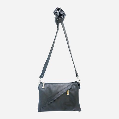 Сумка крос-боді через плече жіноча з натуральної шкіри середня ARTiS Bags 1700 4620 Черная (6501098302) 1700 4620 фото