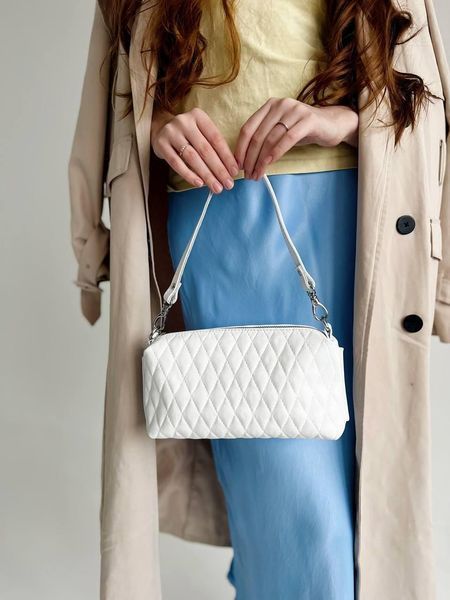 Крос-боді з плетеної шкіри ARTiS Bags 648 4821-5113 Біла 648 4821-5113 фото