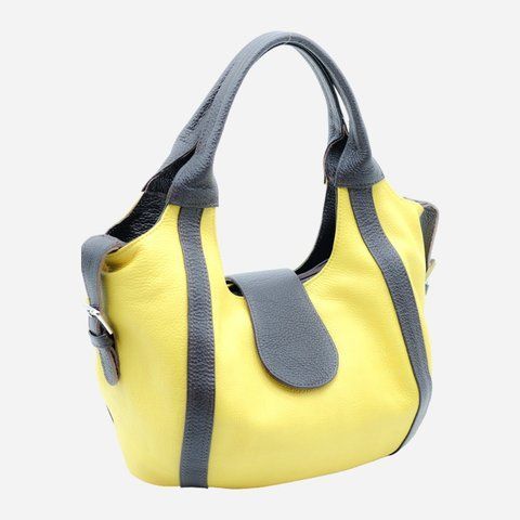 Сумка шопер жіноча з натуральної шкіри ARTiS Bags 265 5718-9288 Желтая (6501014210) 265 5718-9288 фото