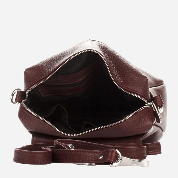 Сумка кросс-боди через плечо женская из натуральной кожи средняя ARTiS Bags 918 5631 Бордовая (6501014346) 918 5631 фото